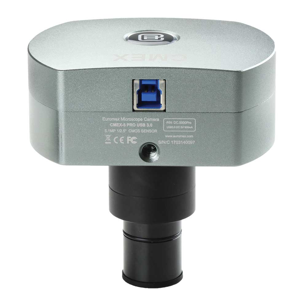 Globe Scientific CMEX-5 Pro, 5.0MP digital USB-3 camera with 1/2.5 inch CMOS sensor Microscope;Camera;5MP;CMOS sensor;